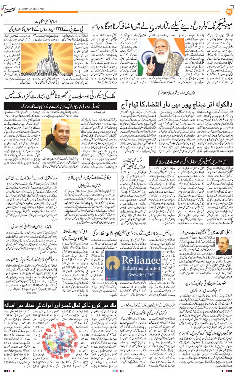 Kashmir Uzma Urdu Daily