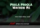 Phala Phoola Wafaon Me | Hafiz Athar Jalali