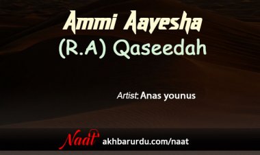 Ammi Ayesha (r.a) Qaseeda | Anas Younus