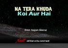 Na Tera Khuda Koi Aur Hai | Najam Sheraz