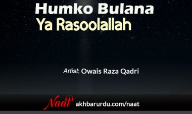 Hamko Bulana Ya Rasool Allah | Owais Raza Qadri